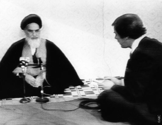 Peter Jennings was the only foreign reporter allowed to interview Ayatollah Khomeini