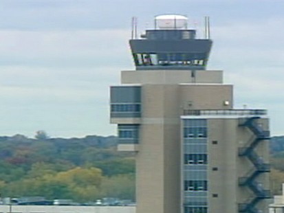 VIDEO: Pilots fly past destination city