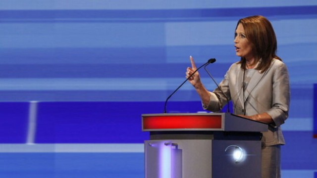 VIDEO: GOP candidate fields question about her previous statement on "submission."