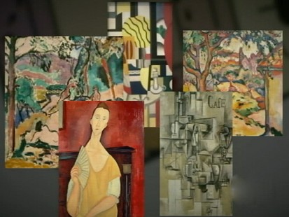 VIDEO: Lax security allowed a lone thief to walk off with five treasured paintings.