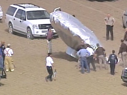 VIDEO: Boy found safe after flying saucer scare
