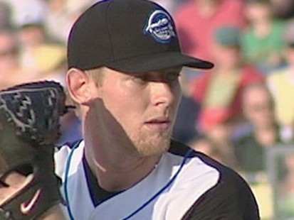 VIDEO: The 21-Year-Old pitcher throws a 100mph fastball.