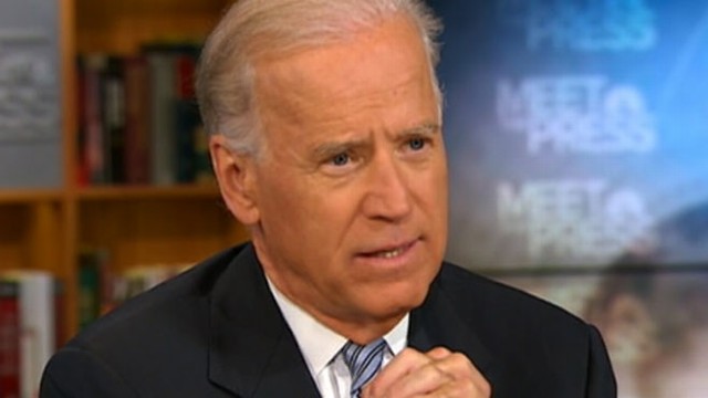 VIDEO: The vice president made it very clear that he has no problems with gay marriage.