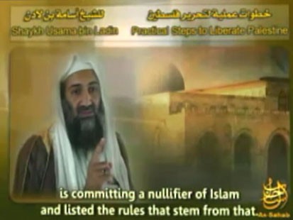 VIDEO: Bin Laden Condemns Israeli Offensive