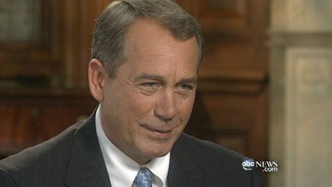 VIDEO: The Next Speaker of the House John Boehner sits down with Diane Sawyer.