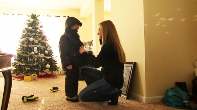 Home for the Troops, a Charity, helped Seana Arrechga and her five-year-old son get a new home.