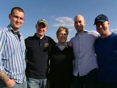 Four brothers return from war to celebrate Christmas with their mother.