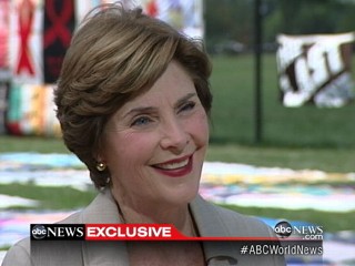 Watch: Laura Bush Interview: The Fight Against AIDS