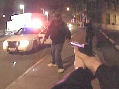 VIDEO: New technology lets us see the perils of police work like never before.