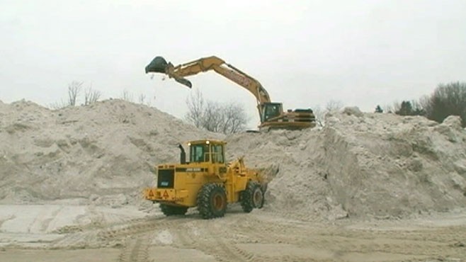 VIDEO: Ron Claiborne reports how some states are dealing with the piles of snow.