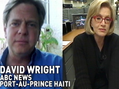 VIDEO: Diane Sawyer chats with David Wright in Haiti.