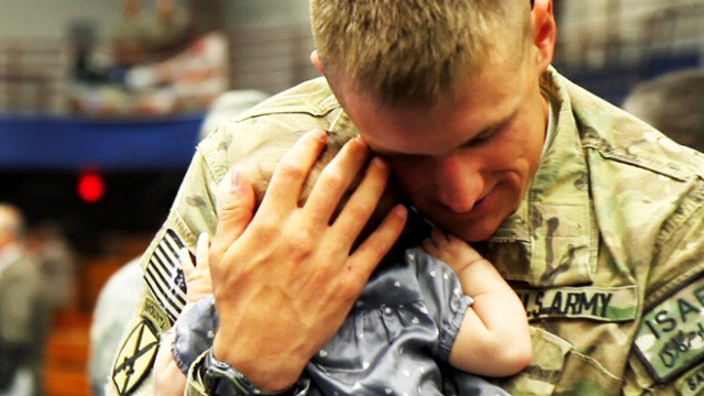 VIDEO: A special reunion highlights what military families go through while a loved one is serving.
