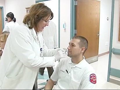 VIDEO: The largest flu vaccination campaign in American history launches.