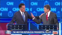 Mitt Romney, Rick Perry Touchy in GOP Debate