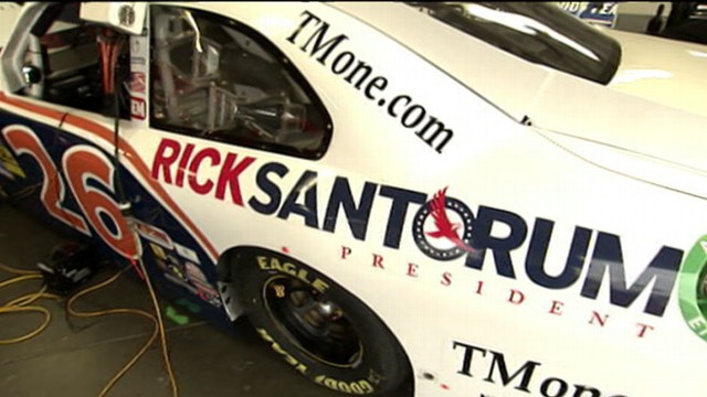 VIDEO: GOP candidates look to gain support with conservative racing fans.