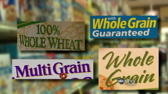 VIDEO: Labels on "whole grain" and "whole wheat" products can often be deceiving.