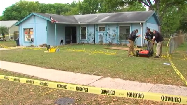 VIDEO: Jeff Bush disappeared when the ground opened up beneath his home.