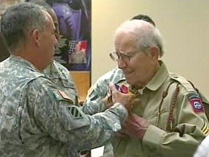 VIDEO: 88-year-old veteran Bob Bearden was finally honored for his part in D-Day.