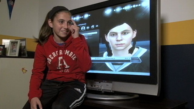 VIDEO: Lexi Peters, 14, wrote to Electronic Arts about creating a female character.