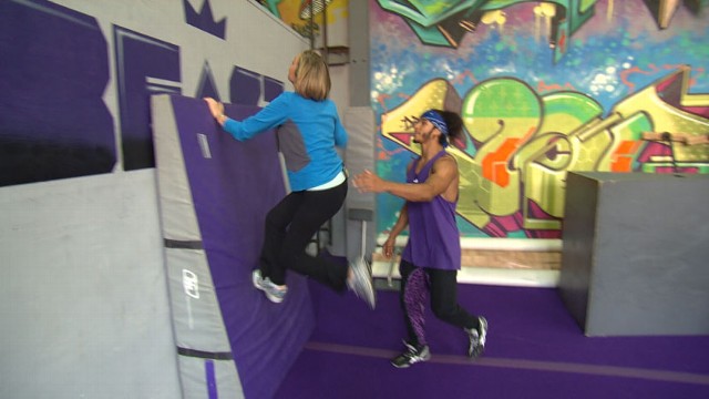 VIDEO:Latest workout craze has you bouncing off the walls like a Hollywood daredevil.
