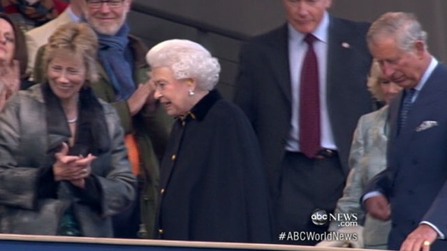 VIDEO: Queen Elizabeths 90-year-old husband missing from the celebration.