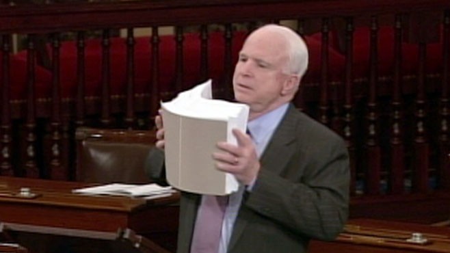 VIDEO: The Omnibus Appropriations Bill has $8 million in earmarks and special projects.