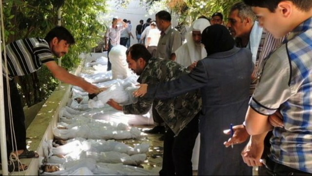 VIDEO: Secretary of State John Kerry says traces of Sarin gas found in dead civilians.