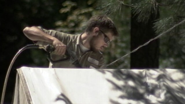 VIDEO: Park officials inspect cabins for hantavirus, spread by rodent droppings.