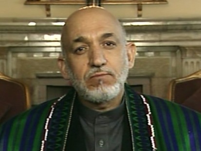 VIDEO: Afghan President Karzai talks to Diane Sawyer