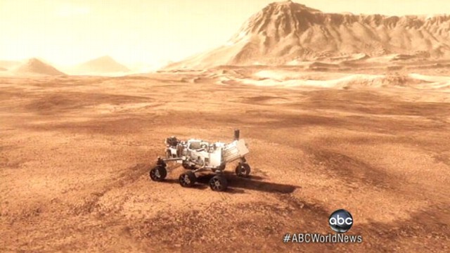 VIDEO: U.S. companies helped build Mars Curiosity probe, which landed successfully.