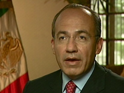 VIDEO: Calderon: Border Fence is Unfriendly