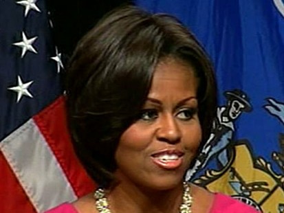 VIDEO: Sharon Alfonsi covers First Lady Michelle Obama on the campaign trail.