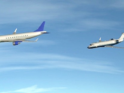 VIDEO: Planes Nearly Collide Midair