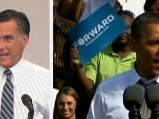 Watch: Mitt Romney, Barack Obama Hit Background States Following Debate