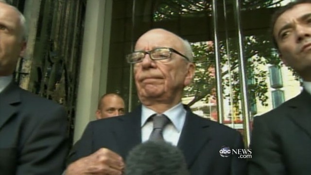 VIDEO: Media mogul addresses grieving family targeted by his paper's reporters.