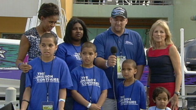 VIDEO: First lady faces a negative crowd reaction at public appearance.