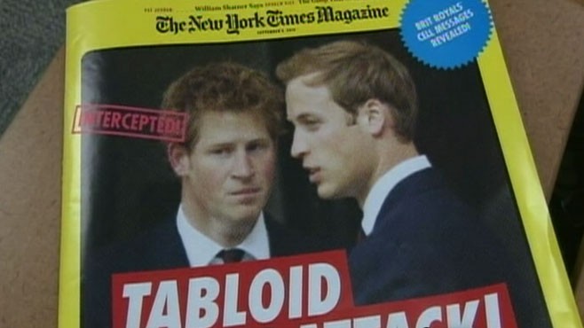 VIDEO: A London newspaper has been accused of tapping the royal family?s phones.