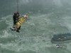 VIDEO: Man who jumped from waterfall managed to swim to shore.