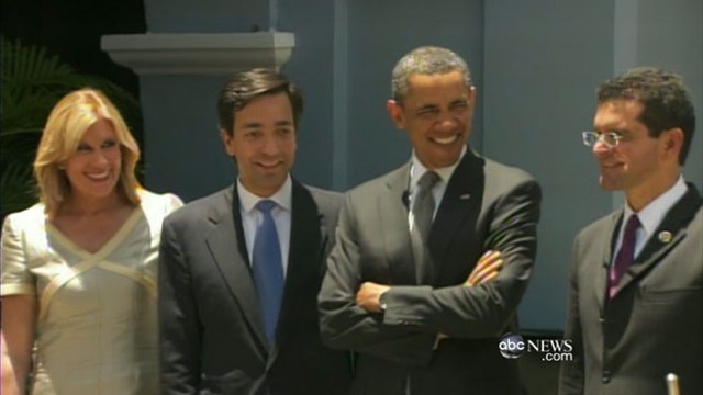 VIDEO: President makes historic visit to Puerto Rico, looks to win Latino votes.