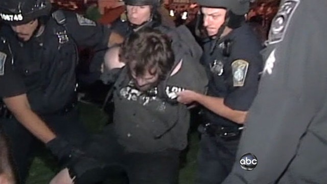 VIDEO: Occupy Wall Street demonstrators marched into a Senate building in Washington.