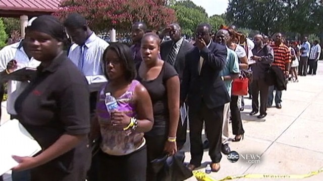 VIDEO: Thousands look for work in Atlanta.