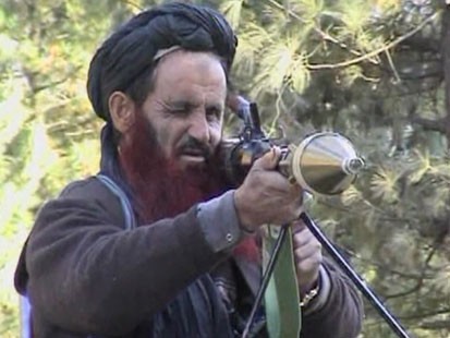 Man with bazooka