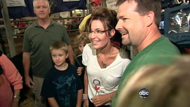 VIDEO: Former Alaska governor takes her tour bus through Iowa and New Hampshire.