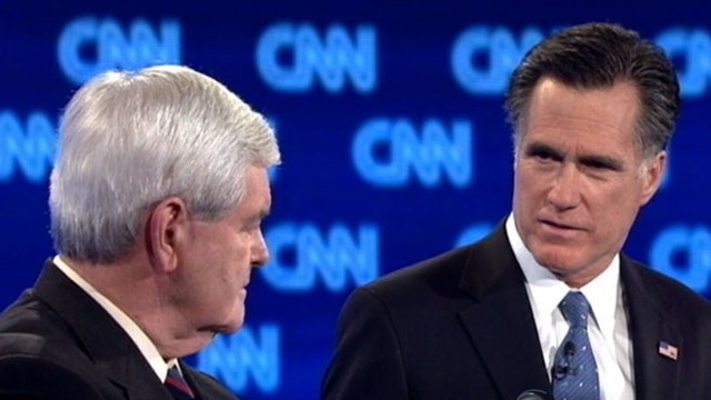 VIDEO: Newt Gingrich and Mitt Romney battle to win the Sunshine State primary.