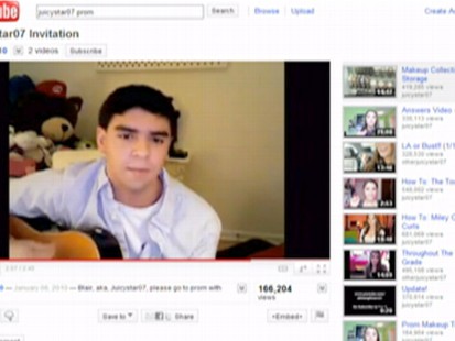VIDEO: High school kids use YouTube videos to ask their dates to prom.