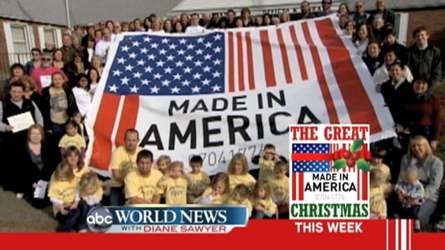VIDEO: The great "Made in America Christmas."