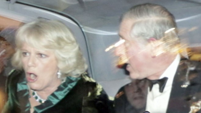 VIDEO: Prince Charles and Wife Camilla Attacked in London