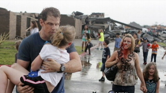 VIDEO: Family Survives Direct Tornado Hit in Oklahoma