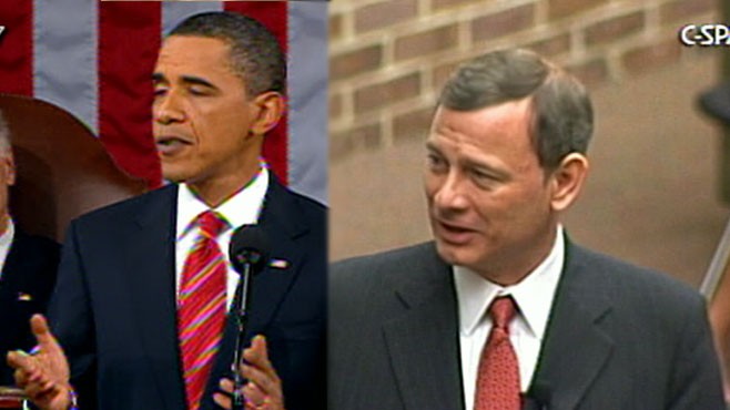 VIDEO: Chief Justice Roberts criticizes president's comments at the State of the Union.