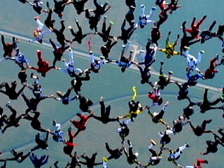 Watch: The Record Sky Dive
